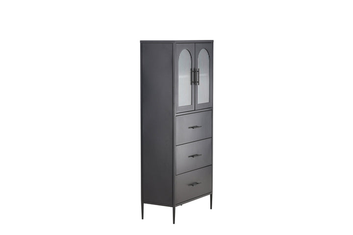 Venture Home La Paz  Cabinet - Black / Black