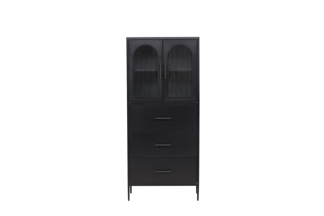 Venture Home La Paz  Cabinet - Black / Black