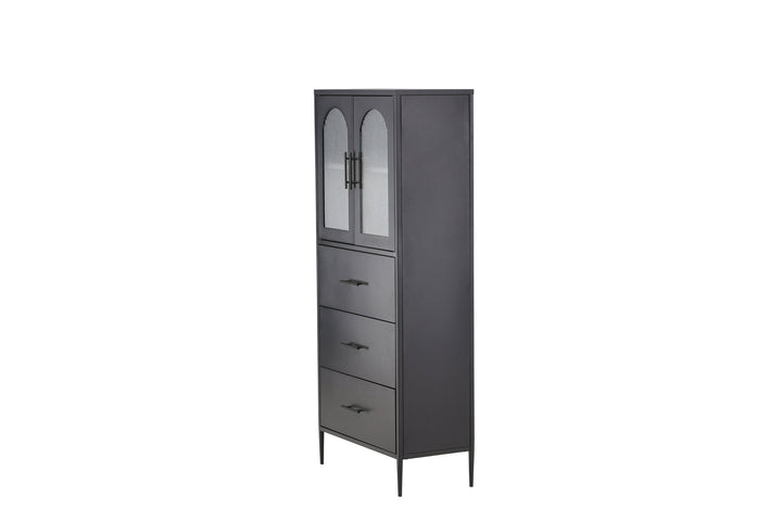 Venture Home La Paz  Cabinet - Black / Black