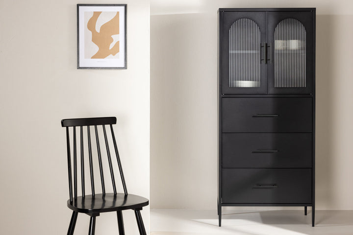 Venture Home La Paz  Cabinet - Black / Black
