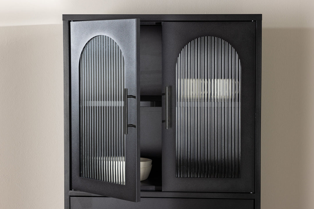 Venture Home La Paz  Cabinet - Black / Black