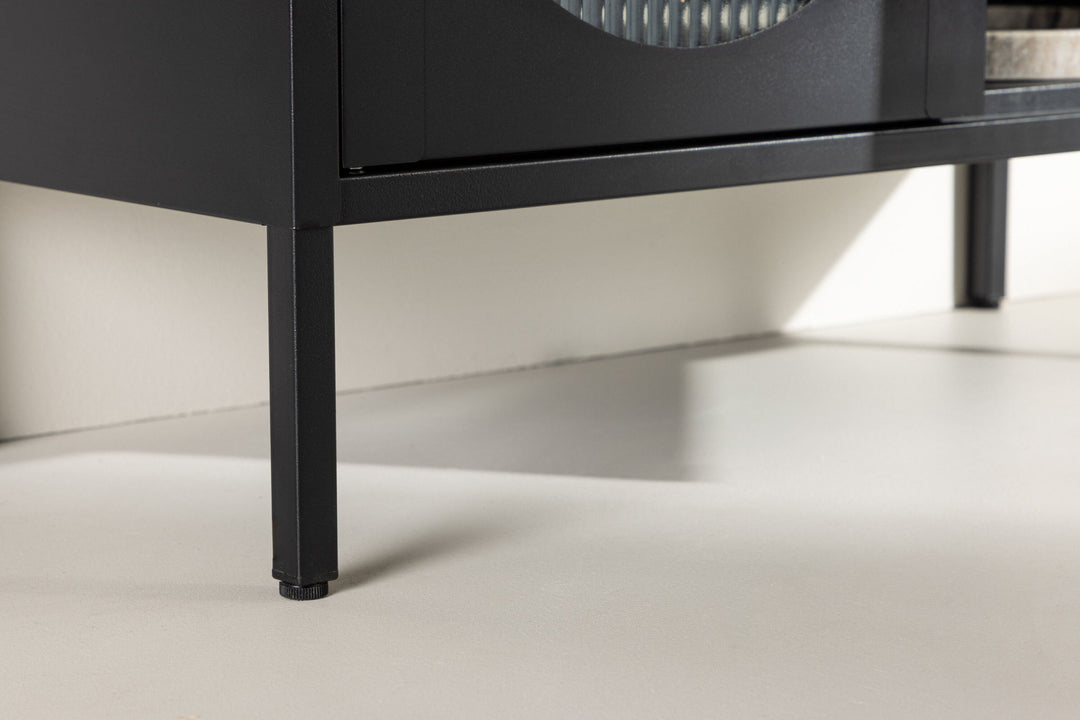 Venture Home Lima Cabinet - Black / Black