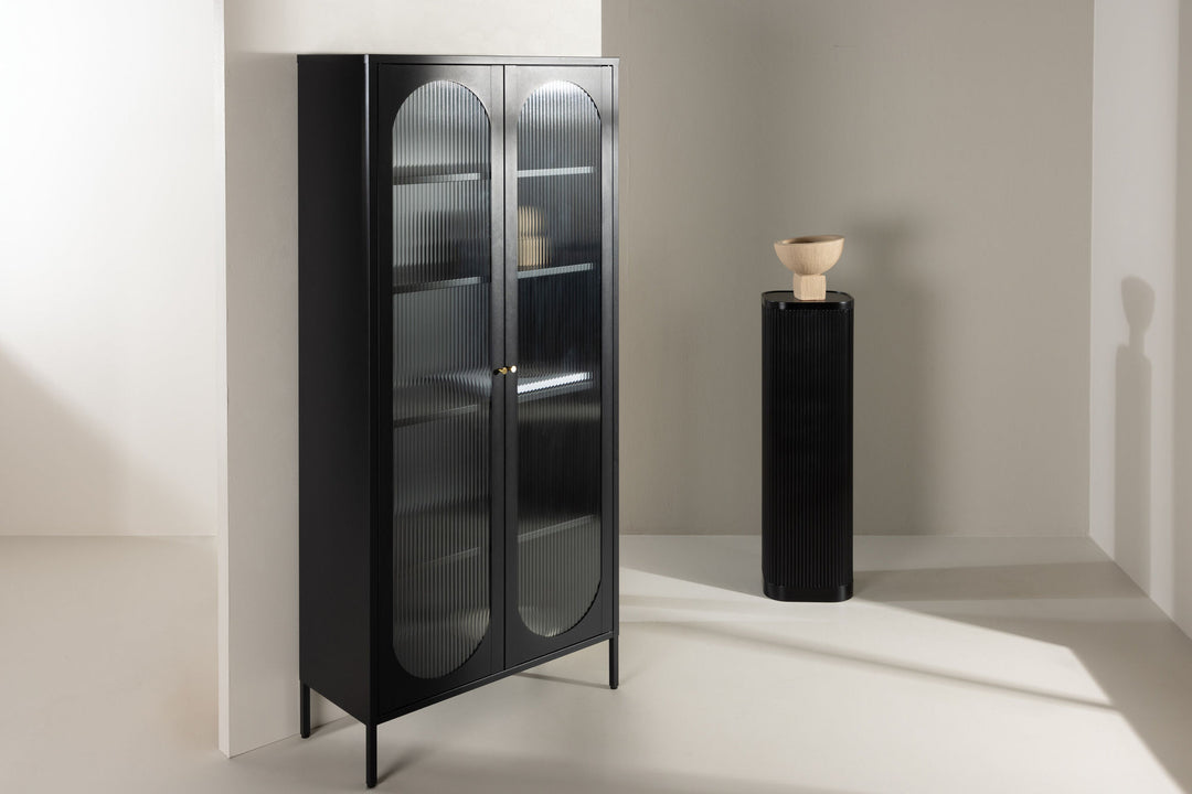 Venture Home Lima Cabinet - Black / Black