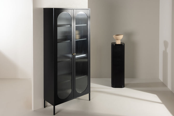 Venture Home Lima Cabinet - Black / Black