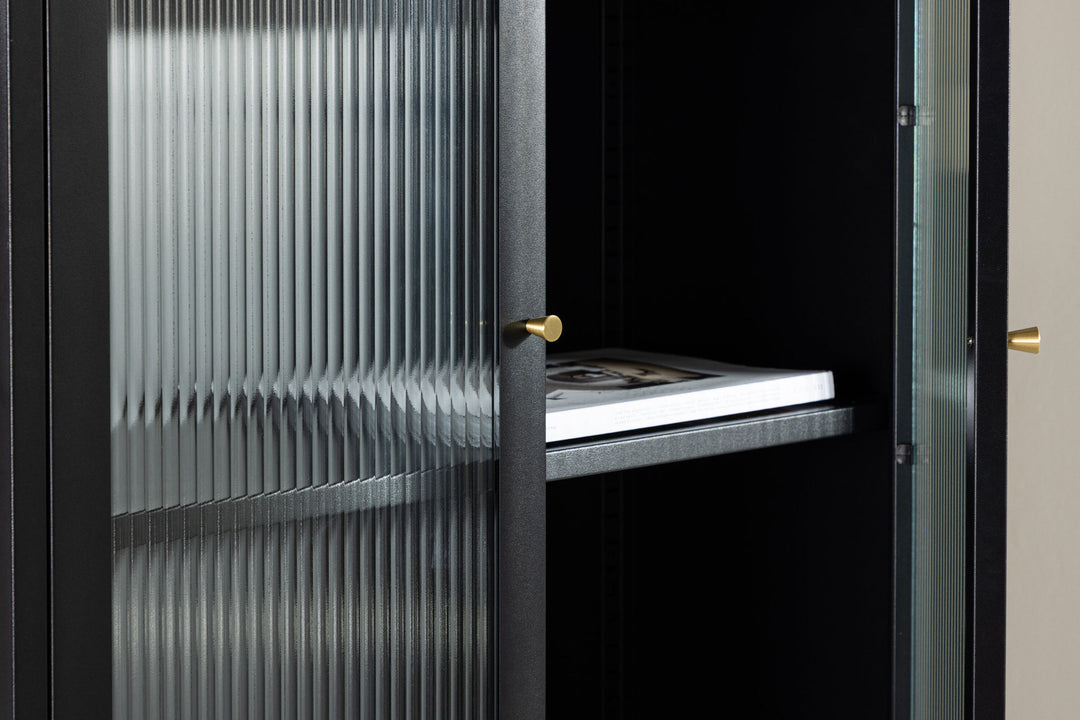 Venture Home Lima Cabinet - Black / Black