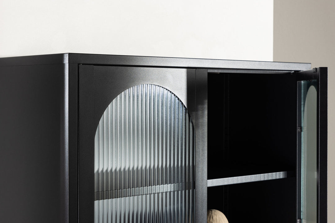 Venture Home Lima Cabinet - Black / Black