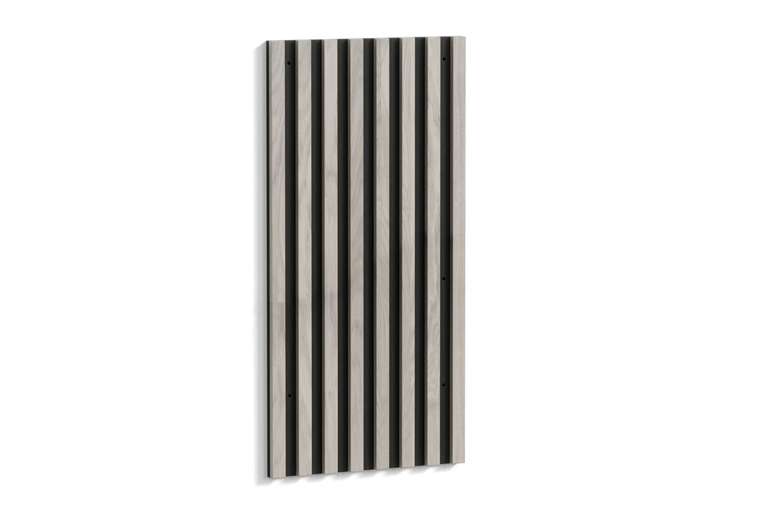 Venture Home Toulon Wall Panel - Nightstand W40,5 x H80 x D2,8 - Black/Whitewash /  MDF