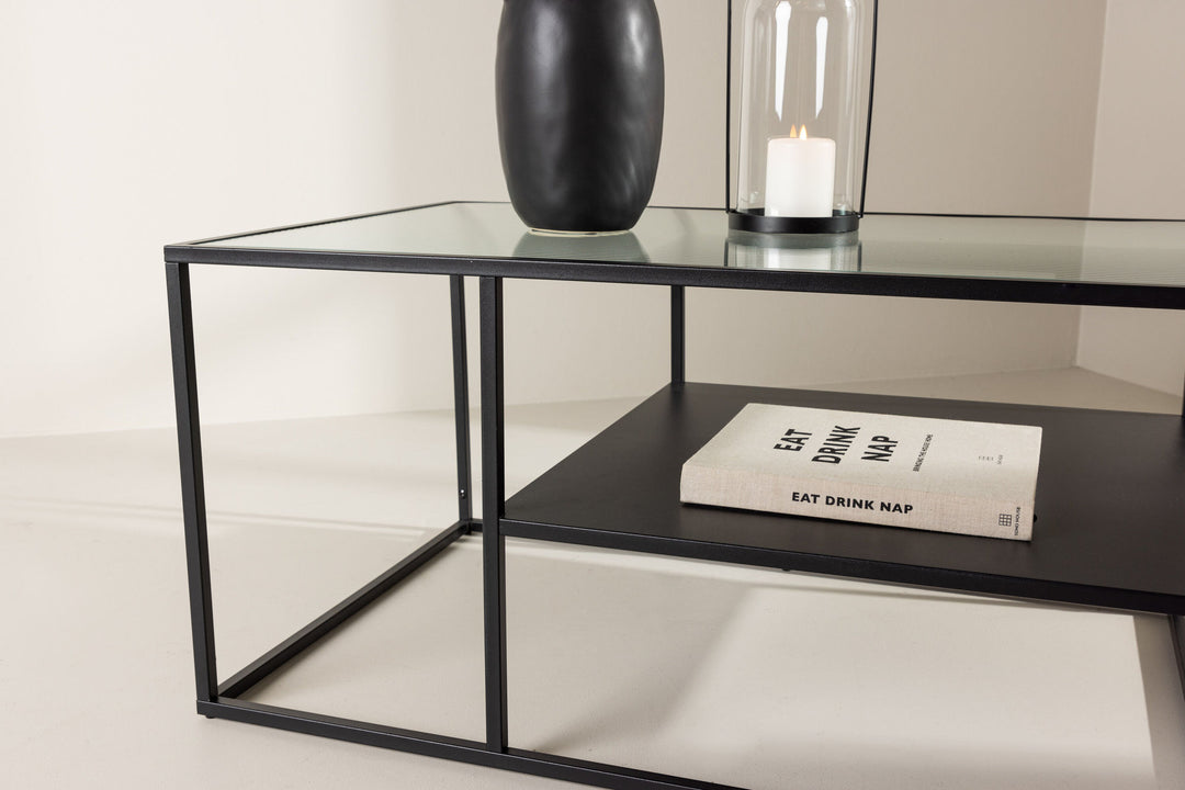 Venture Home Campinas Sofa Table - Black / Black