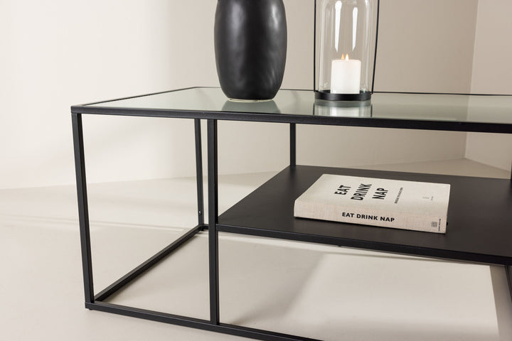 Venture Home Campinas Sofa Table - Black / Black