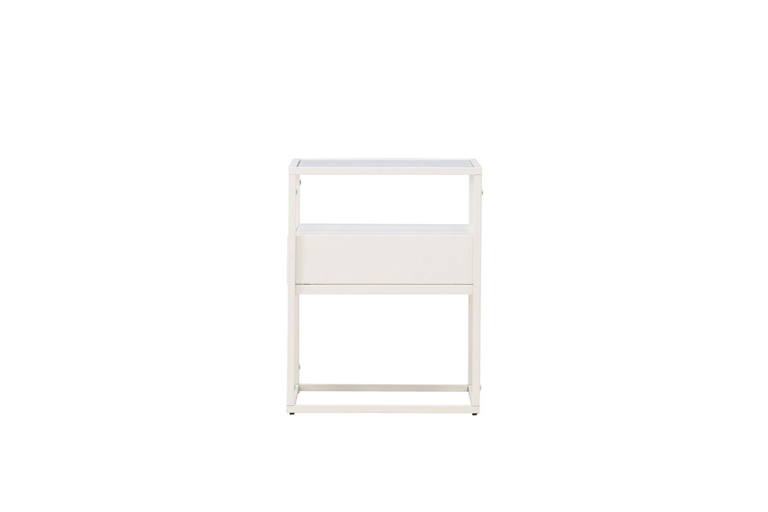 Venture Home Fortaleza  Side Table - White  / White
