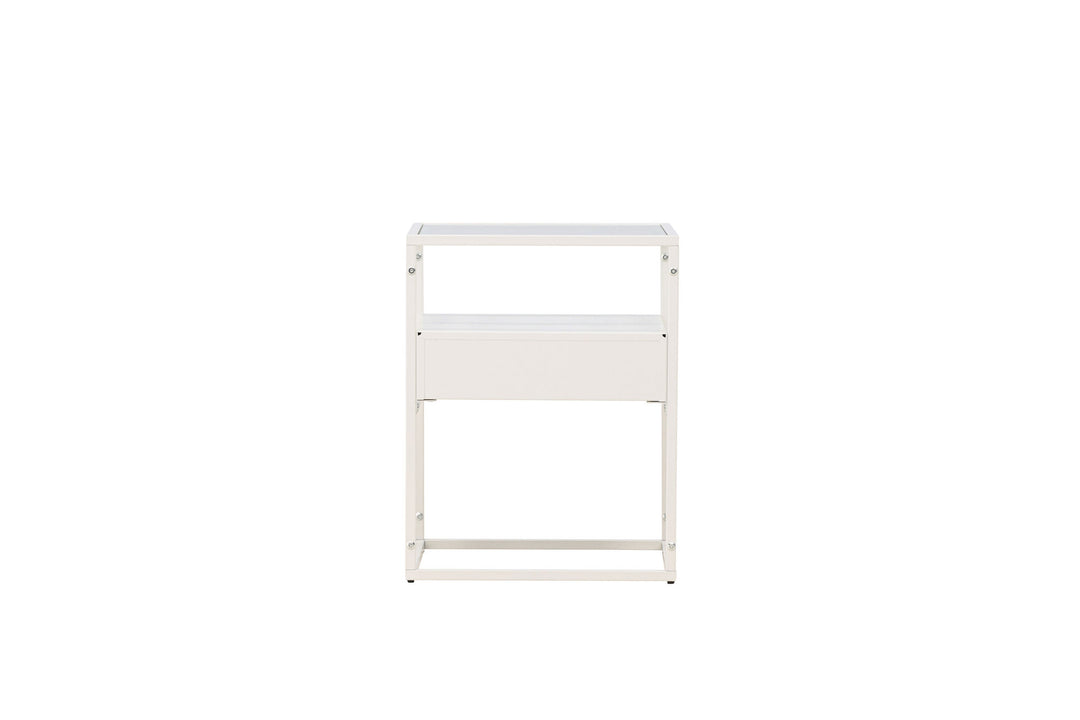 Venture Home Fortaleza  Side Table - White  / White