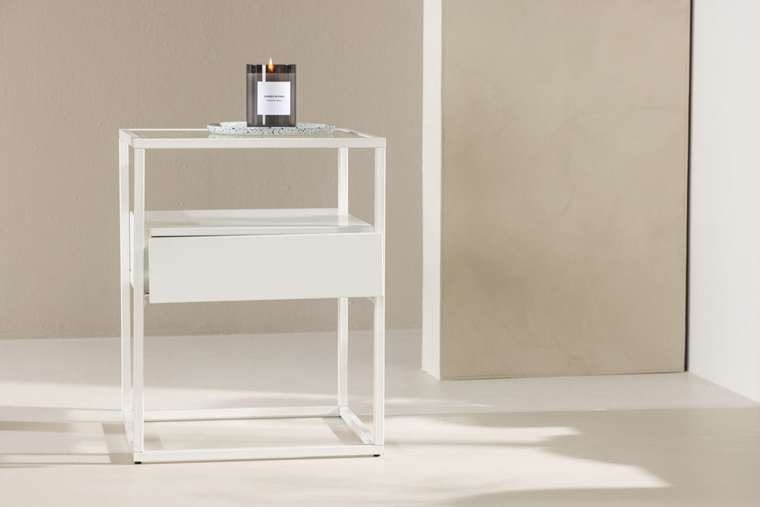 Venture Home Fortaleza  Side Table - White  / White