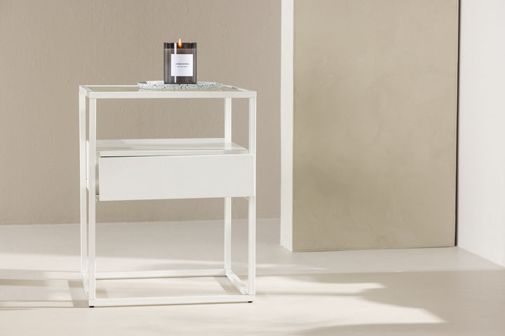 Venture Home Fortaleza  Side Table - White  / White