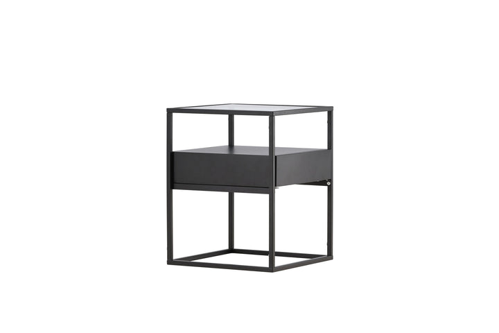 Venture Home Fortaleza  Side Table - Black / Black