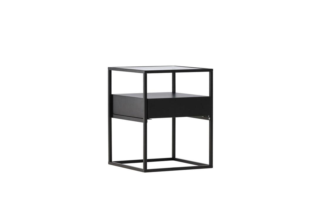 Venture Home Fortaleza  Side Table - Black / Black