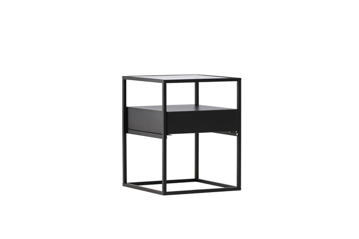 Venture Home Fortaleza  Side Table - Black / Black