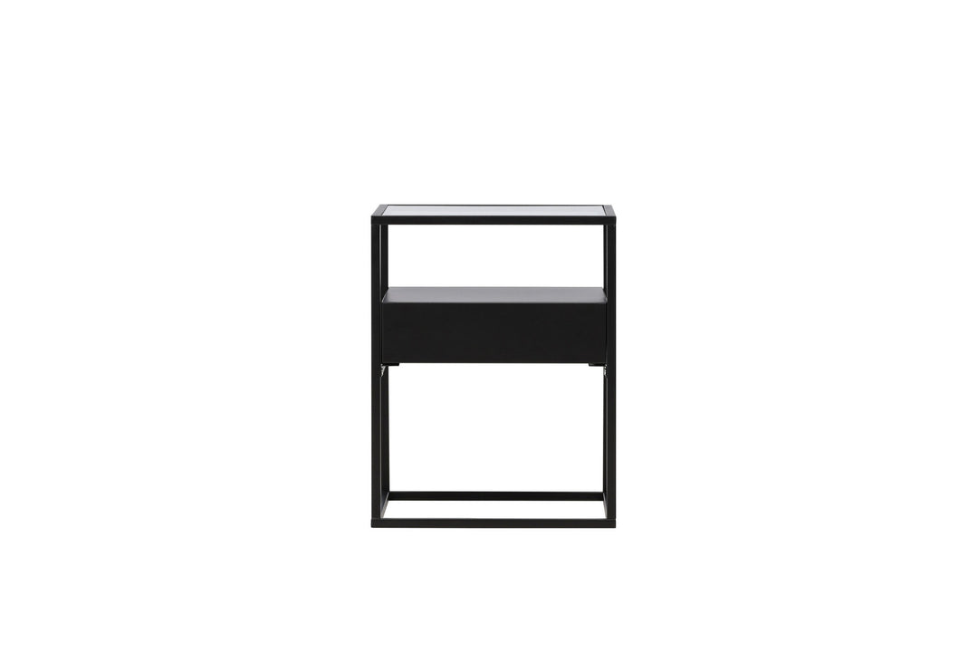Venture Home Fortaleza  Side Table - Black / Black