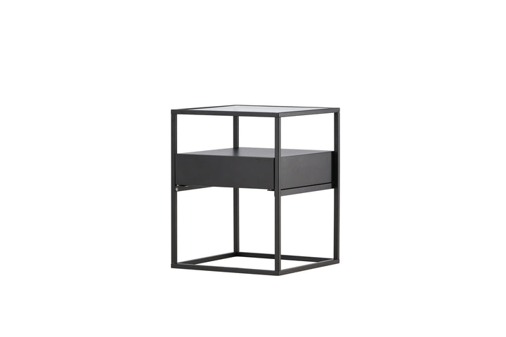 Venture Home Fortaleza  Side Table - Black / Black