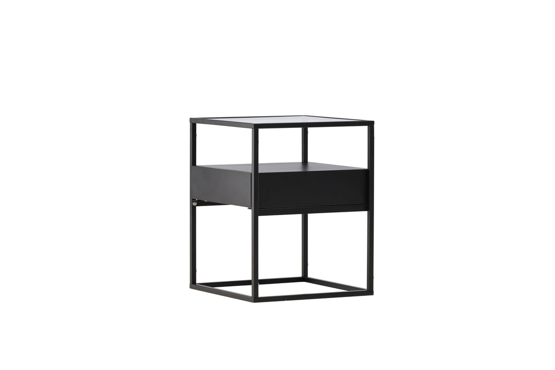 Venture Home Fortaleza  Side Table - Black / Black