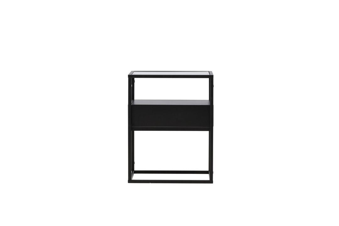 Venture Home Fortaleza  Side Table - Black / Black