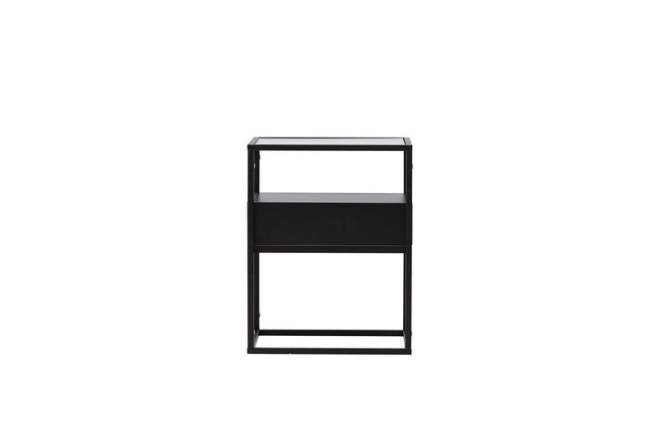 Venture Home Fortaleza  Side Table - Black / Black