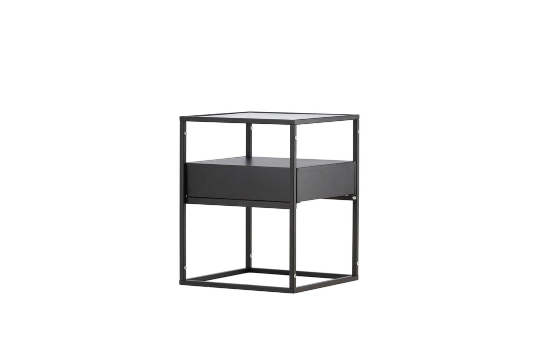 Venture Home Fortaleza  Side Table - Black / Black