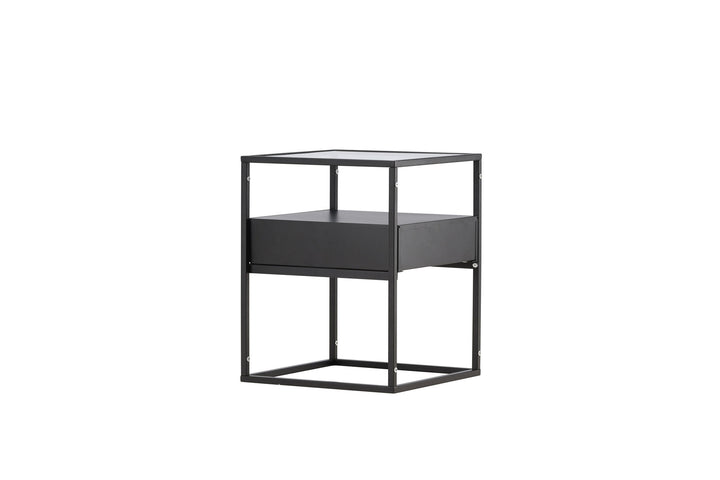 Venture Home Fortaleza  Side Table - Black / Black