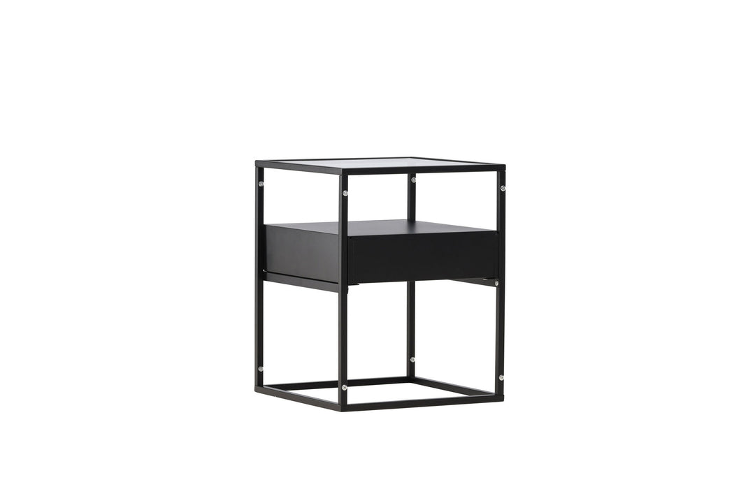 Venture Home Fortaleza  Side Table - Black / Black