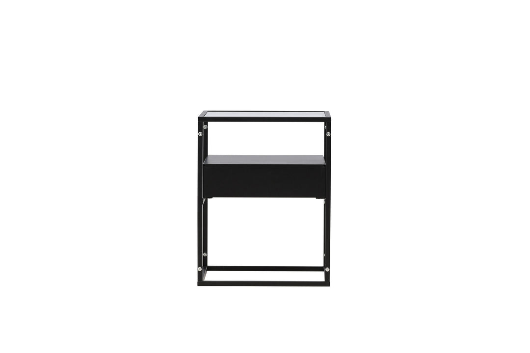 Venture Home Fortaleza  Side Table - Black / Black