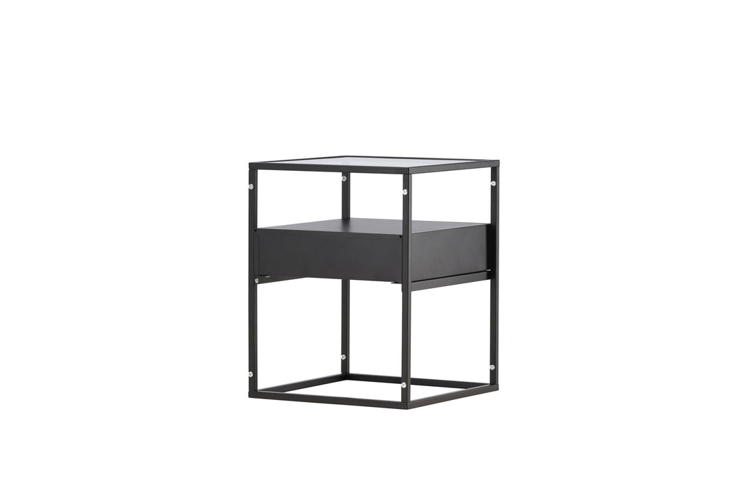 Venture Home Fortaleza  Side Table - Black / Black