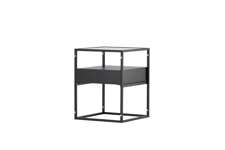 Venture Home Fortaleza  Side Table - Black / Black