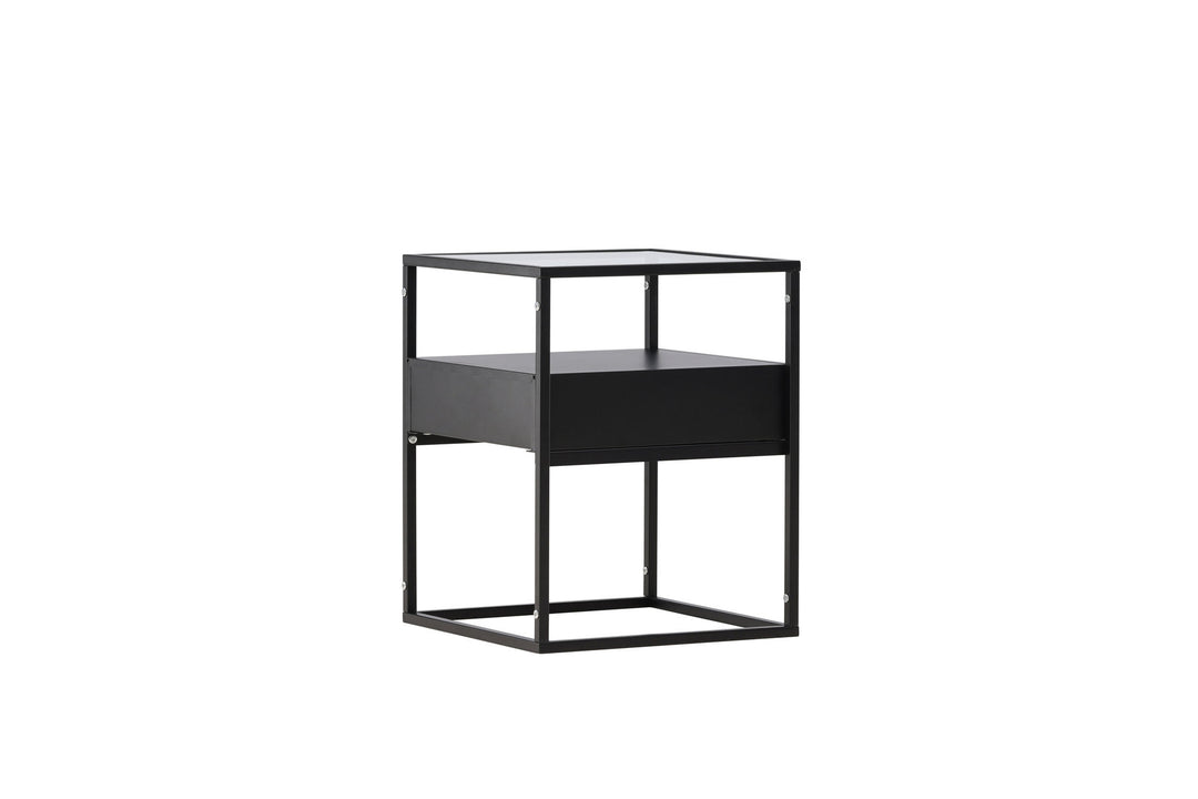 Venture Home Fortaleza  Side Table - Black / Black