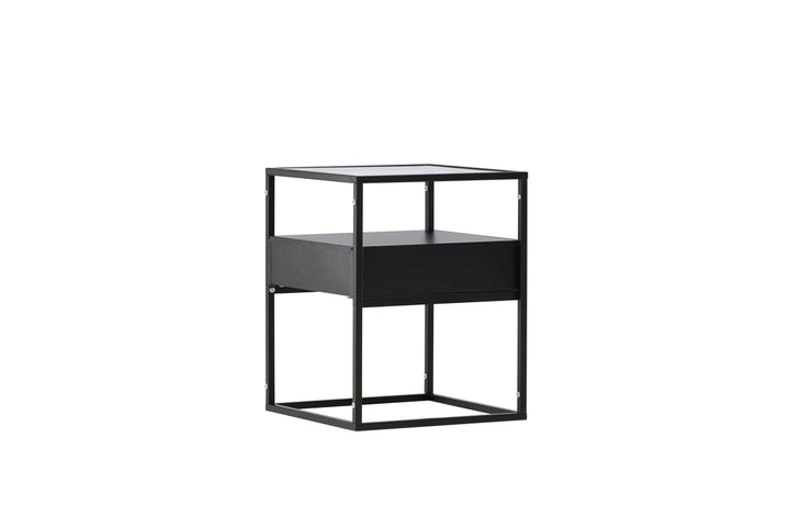 Venture Home Fortaleza  Side Table - Black / Black
