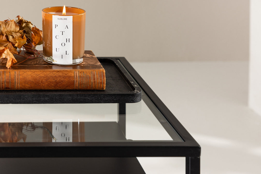 Venture Home Fortaleza  Side Table - Black / Black