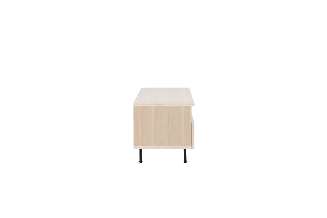 Venture Home Navarra  TV Bench  - Matte black / Whitewash
