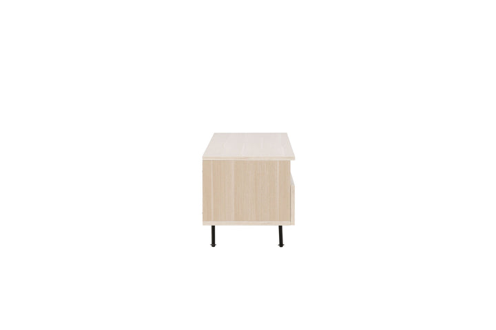 Venture Home Navarra  TV Bench  - Matte black / Whitewash
