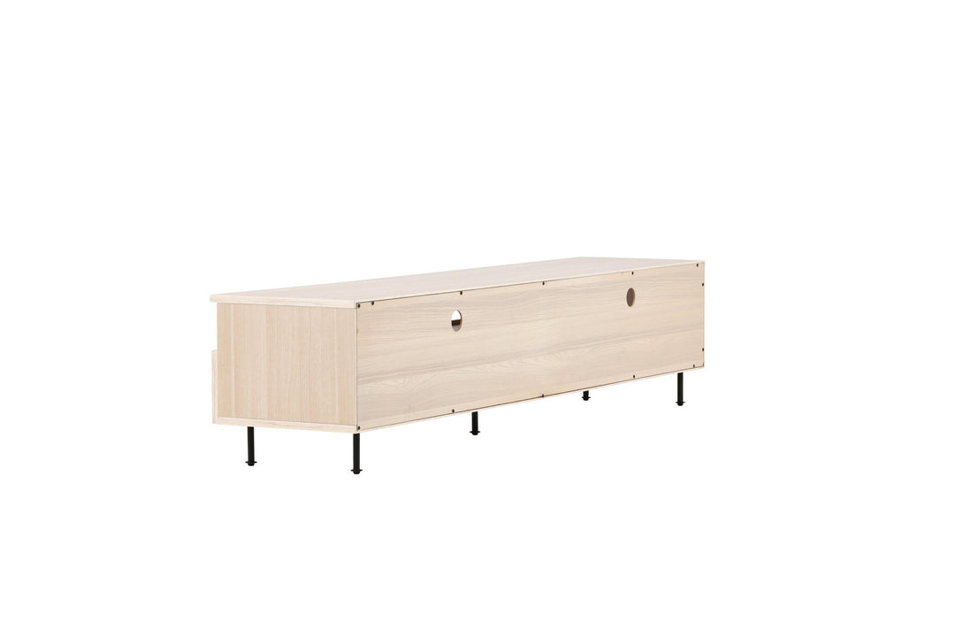 Venture Home Navarra  TV Bench  - Matte black / Whitewash