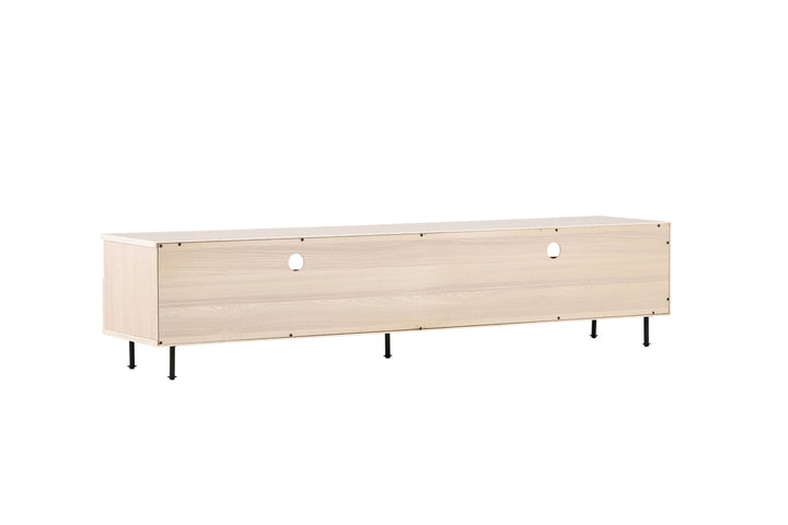 Venture Home Navarra  TV Bench  - Matte black / Whitewash