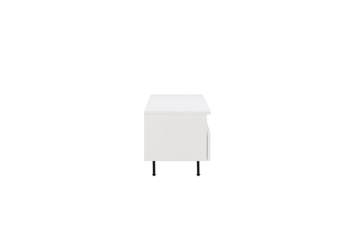 Venture Home Navarra  TV Bench  - Black / White Melamine