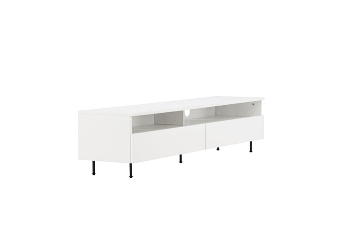 Venture Home Navarra  TV Bench  - Black / White Melamine