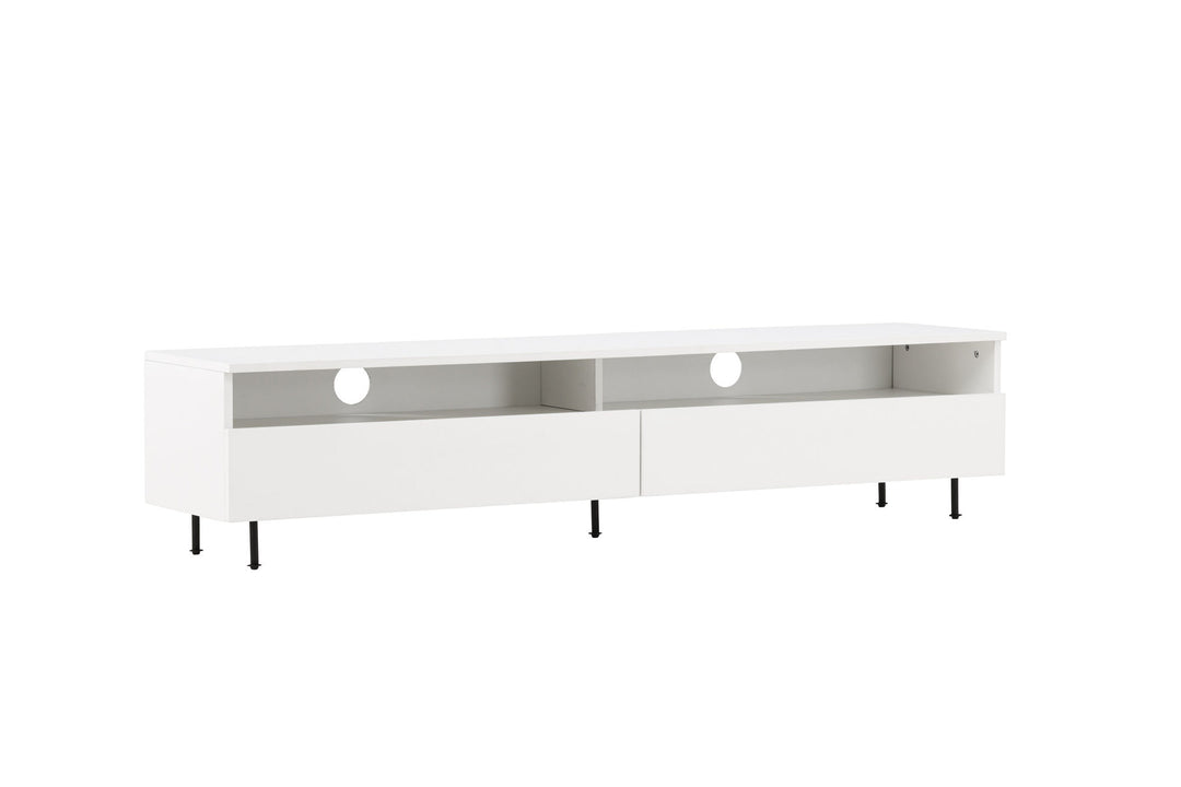 Venture Home Navarra  TV Bench  - Black / White Melamine