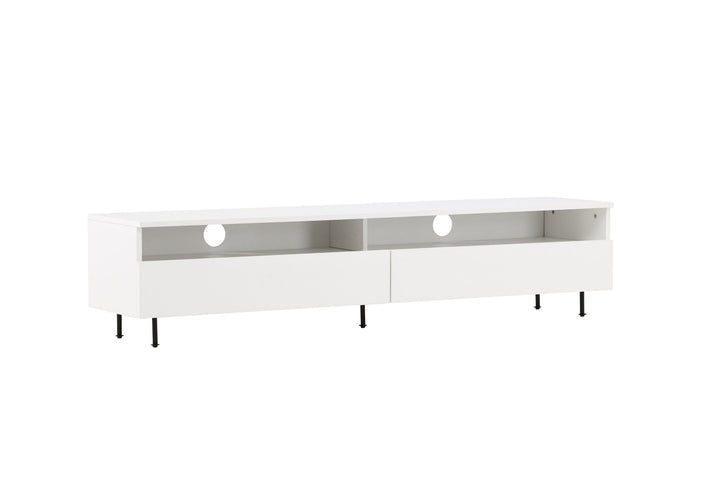 Venture Home Navarra  TV Bench  - Black / White Melamine