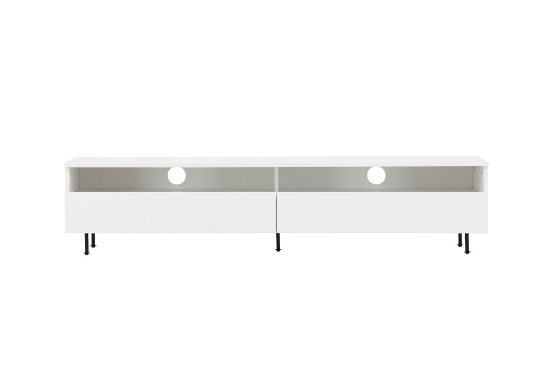 Venture Home Navarra  TV Bench  - Black / White Melamine