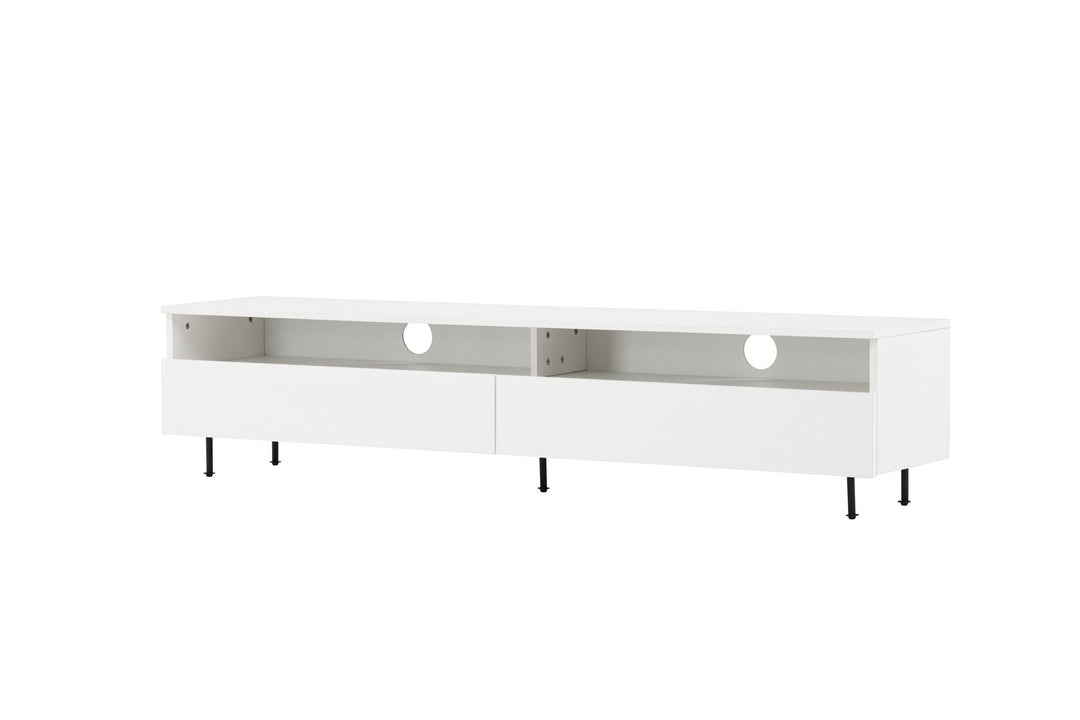 Venture Home Navarra  TV Bench  - Black / White Melamine
