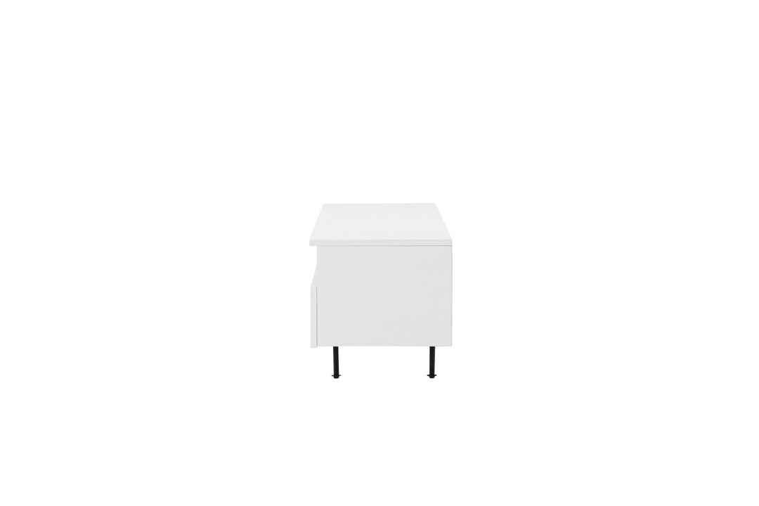 Venture Home Navarra  TV Bench  - Black / White Melamine