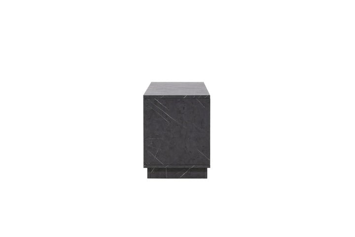 Venture Home Girona TV Bench  - Black / Black Melamine