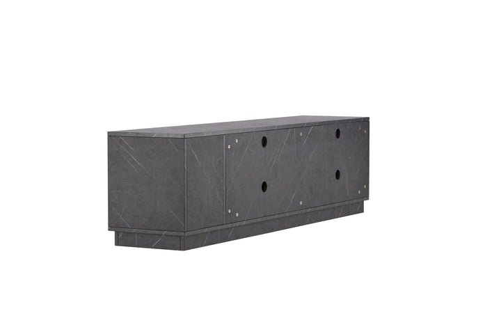 Venture Home Girona TV Bench  - Black / Black Melamine