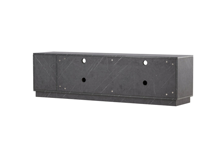 Venture Home Girona TV Bench  - Black / Black Melamine