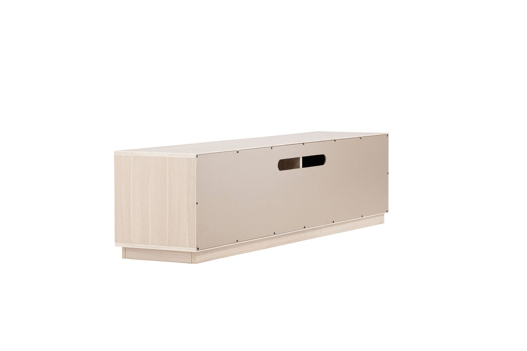 Venture Home Lugo TV Bench  - Whitewash / Whitewash Melamine