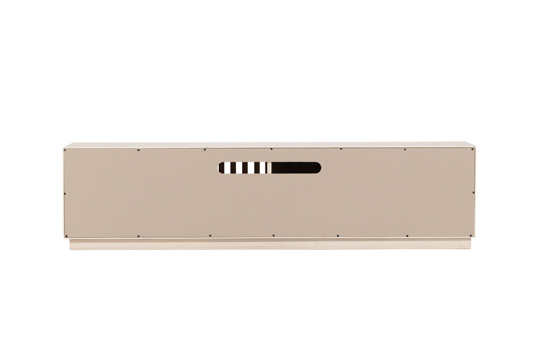 Venture Home Lugo TV Bench  - Whitewash / Whitewash Melamine